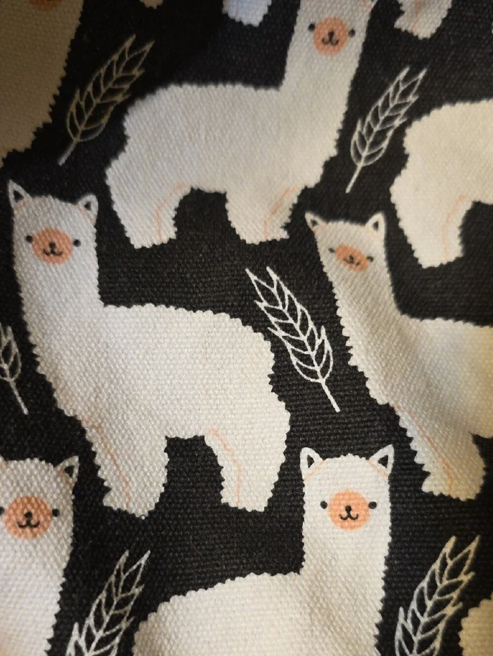 UNIONBAY Black & White Llama Pattern Backpack